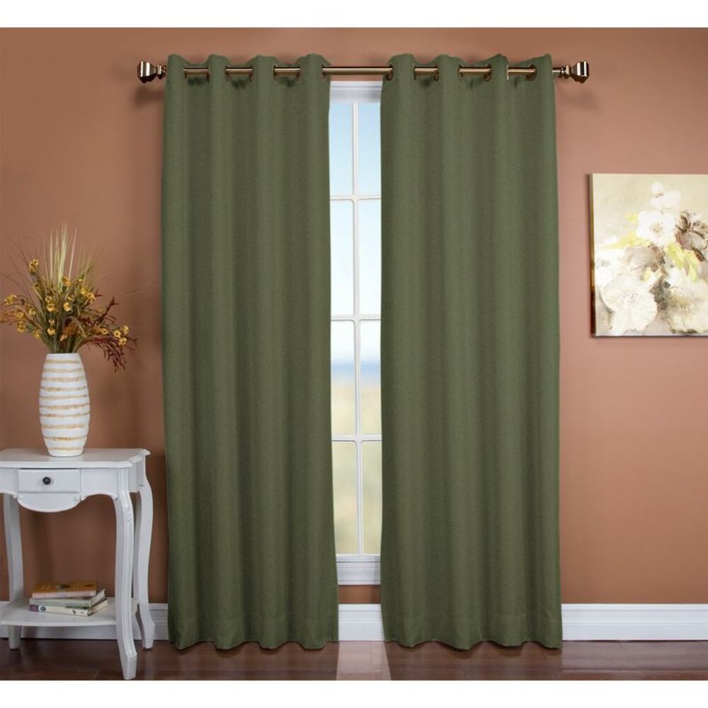 Tacoma Double Black Out Grommet Panel 50x63 Woodland Green